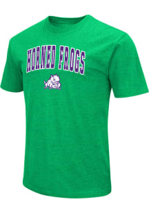Colosseum TCU Horned Frogs Kelly Green Arch Field Short Sleeve T Shirt