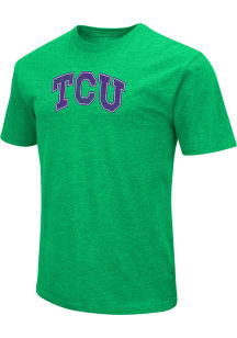 Colosseum TCU Horned Frogs Kelly Green Primary Playbook Short Sleeve T Shirt