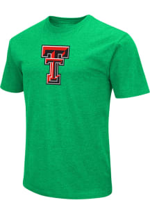 Colosseum Texas Tech Red Raiders Kelly Green Primary Playbook Short Sleeve T Shirt