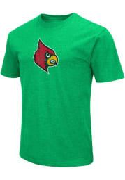 Colosseum Louisville Cardinals Kelly Green Primary Playbook Short Sleeve T Shirt