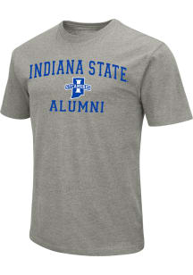 Colosseum Indiana State Sycamores Grey Alumni Number One Short Sleeve T Shirt