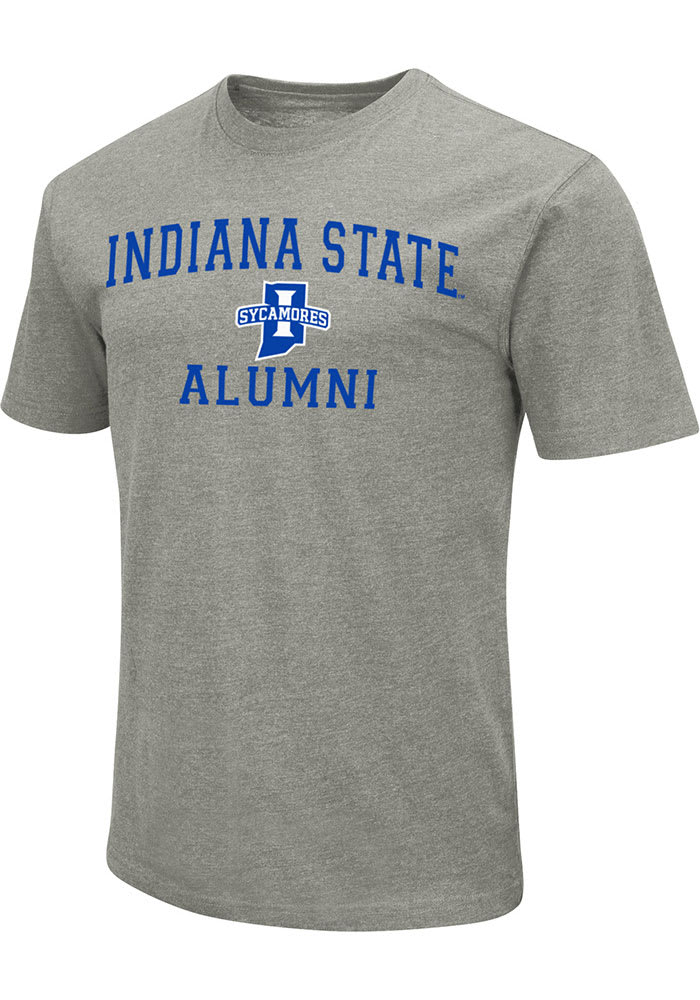 Colosseum Indiana State Sycamores Grey Alumni #1 Short Sleeve Fashion T Shirt