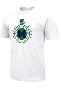 Colosseum Michigan Wolverines White Playbook Team Logo Short Sleeve T Shirt