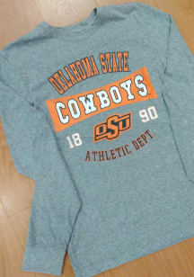 Colosseum Oklahoma State Cowboys Grey Ralphi Long Sleeve T Shirt