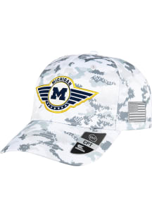 Colosseum Michigan Wolverines OHT Steeler Snap Adjustable Hat - White