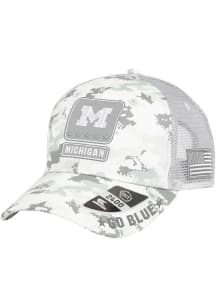 Colosseum Michigan Wolverines OHT American Hero Trucker Adjustable Hat - White
