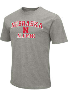 Nebraska Cornhuskers Grey Colosseum Alumni Short Sleeve T Shirt