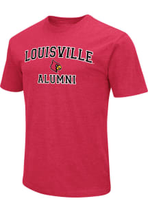 Colosseum Louisville Cardinals Red Alumni Short Sleeve T Shirt