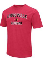 Colosseum Louisville Cardinals Red Alumni Short Sleeve Fashion T Shirt