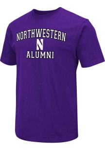 Northwestern Wildcats Purple Colosseum Alumni Short Sleeve T Shirt