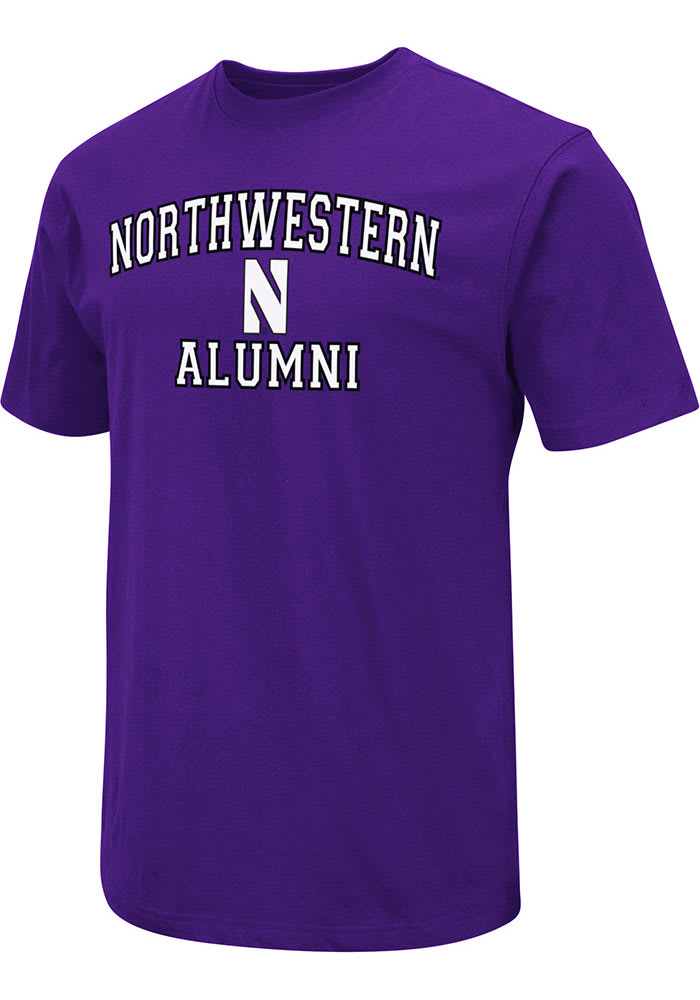 Colosseum Northwestern Wildcats Purple Alumni Short Sleeve T Shirt