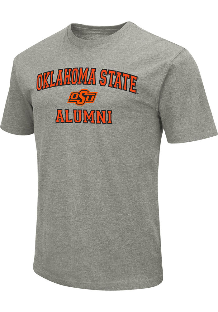 Colosseum Oklahoma State Cowboys Grey Alumni Short Sleeve Fashion T Shirt