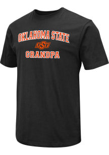Colosseum Oklahoma State Cowboys Black No1 Graphic Grandpa Short Sleeve T Shirt