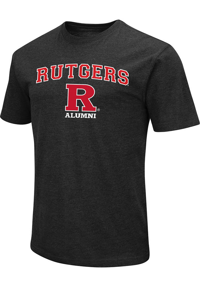 Colosseum Rutgers Scarlet Knights Black Alumni Short Sleeve Fashion T Shirt