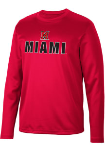 Colosseum Miami RedHawks Red Reed Long Sleeve T-Shirt