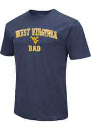 Colosseum West Virginia Mountaineers Navy Blue Dad Short Sleeve Fashion T Shirt