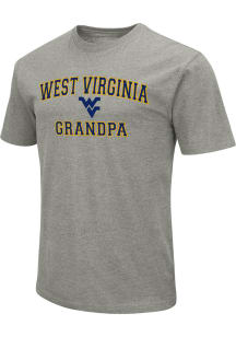 Colosseum West Virginia Mountaineers Grey No1 Graphic Grandpa Short Sleeve T Shirt
