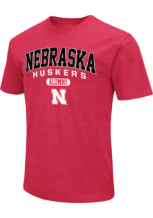 Nebraska Cornhuskers Red Colosseum Alumni Pill Short Sleeve T Shirt
