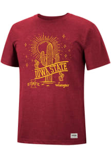 Wrangler Iowa State Cyclones Cardinal Desert Short Sleeve Fashion T Shirt