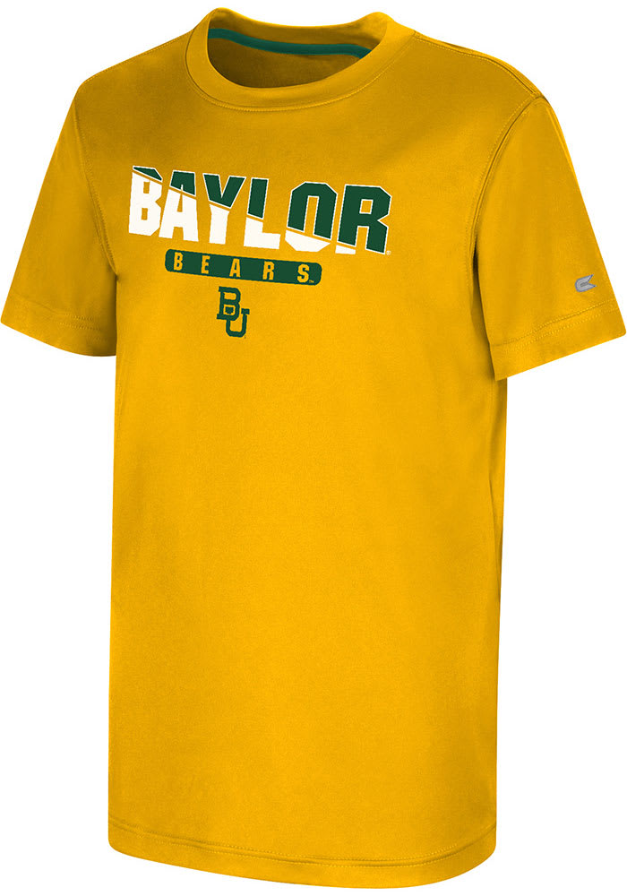 Colosseum Baylor Bears Youth Gold RK Short Sleeve T-Shirt