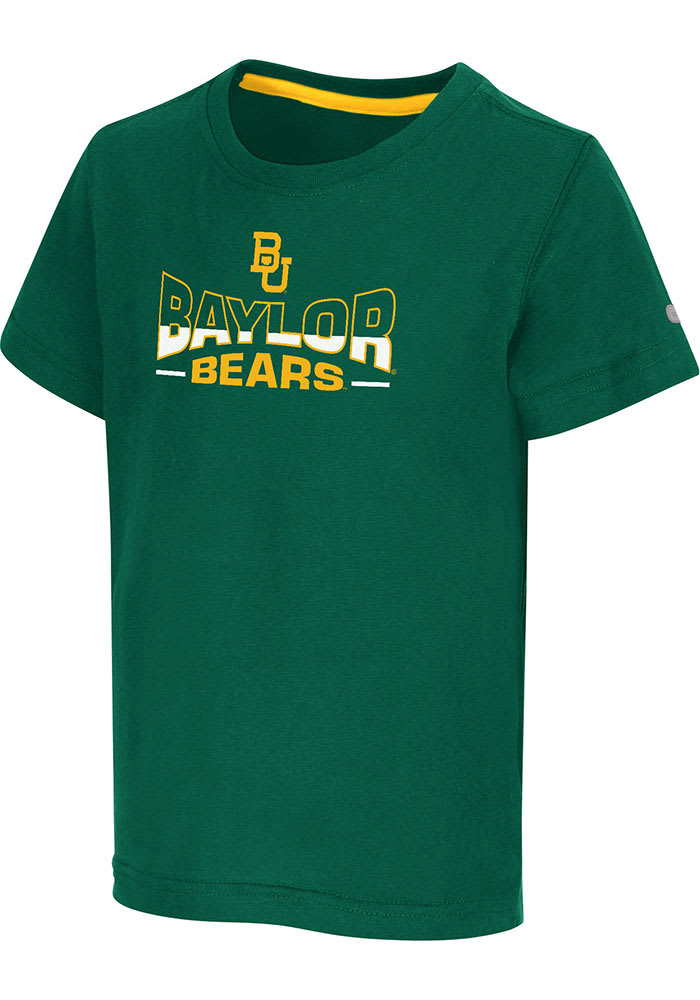 Colosseum Baylor Bears Toddler Green Marvin Short Sleeve T-Shirt