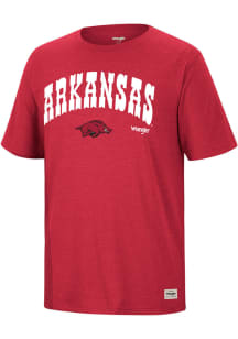 Wrangler Arkansas Razorbacks Cardinal Team Short Sleeve Fashion T Shirt