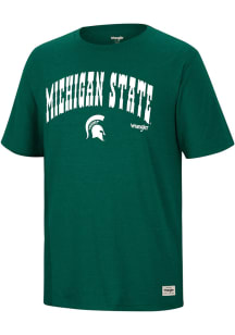 Wrangler Michigan State Spartans Green Team Short Sleeve Fashion T Shirt