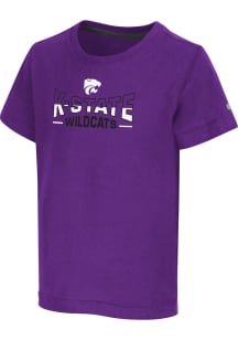 Colosseum K-State Wildcats Toddler Purple Marvin Short Sleeve T-Shirt