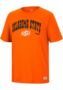 Wrangler Oklahoma State Cowboys Orange Team Short Sleeve Fashion T Shirt