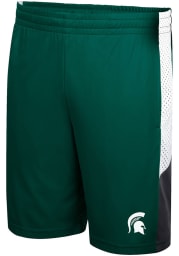 Colosseum Michigan State Spartans Youth Green Very Thorough Shorts