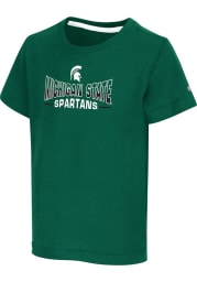 Colosseum Michigan State Spartans Toddler Green Marvin Short Sleeve T-Shirt