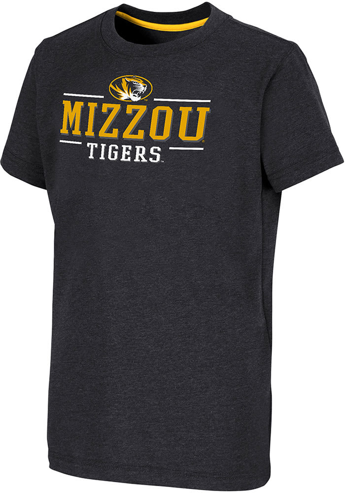 Colosseum Missouri Tigers Youth Black Toontown Short Sleeve T-Shirt