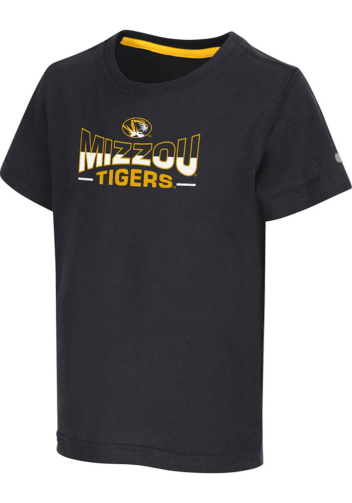 Colosseum Missouri Tigers Toddler Black Marvin Short Sleeve T-Shirt
