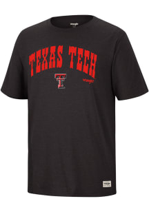 Wrangler Texas Tech Red Raiders Black Team Short Sleeve Fashion T Shirt