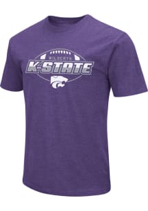 Colosseum K-State Wildcats Purple Football Schedule Short Sleeve T Shirt