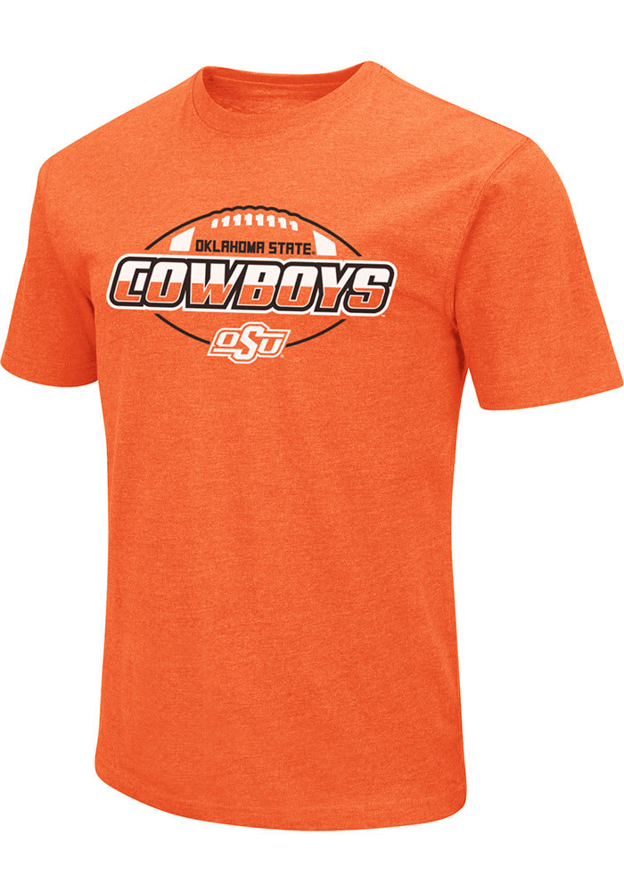 Colosseum Oklahoma State Cowboys Orange Football Schedule Short Sleeve T Shirt