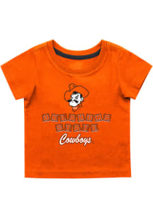Colosseum Oklahoma State Cowboys Infant Roger Short Sleeve T-Shirt Orange