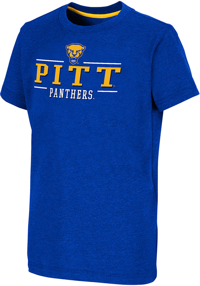 Colosseum Pitt Panthers Youth Blue Toontown Short Sleeve T-Shirt