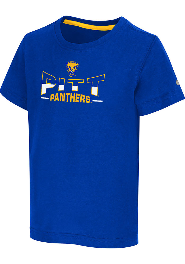 Colosseum Pitt Panthers Toddler Blue Marvin Short Sleeve T-Shirt