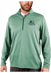 Antigua Cleveland State Vikings Mens Green Rally Long Sleeve 1/4 Zip Pullover