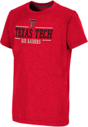 Colosseum Texas Tech Red Raiders Youth Red Toontown Short Sleeve T-Shirt