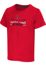 Colosseum Texas Tech Red Raiders Toddler Red Marvin Short Sleeve T-Shirt
