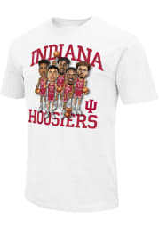 Indiana Hoosiers White Colosseum STARTING LINEUP Short Sleeve Player T Shirt