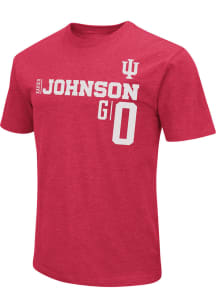 Xavier Johnson Colosseum Mens Cardinal Indiana Hoosiers Xavier Johnson Basketball Player T Shirt