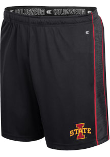Colosseum Iowa State Cyclones Mens Black Tempest Shorts