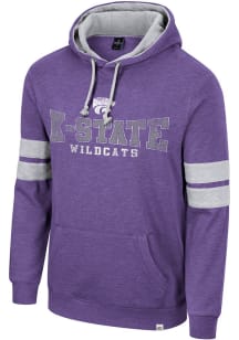 Colosseum K-State Wildcats Mens Purple Love To Hear This Long Sleeve Hoodie