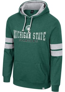 Colosseum Michigan State Spartans Mens Green Love to Hear this Long Sleeve Hoodie