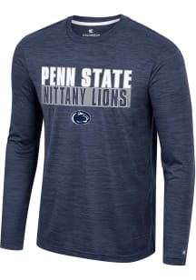 Colosseum Penn State Nittany Lions Navy Blue Positraction Long Sleeve T-Shirt