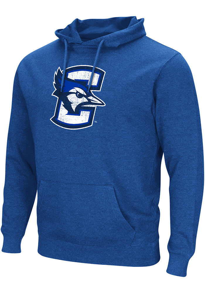 Colosseum Creighton Bluejays Mens Blue Campus Team Logo Long Sleeve Hoodie