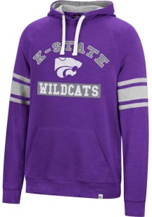 Colosseum K-State Wildcats Mens Purple Your Opinion Man Long Sleeve Hoodie